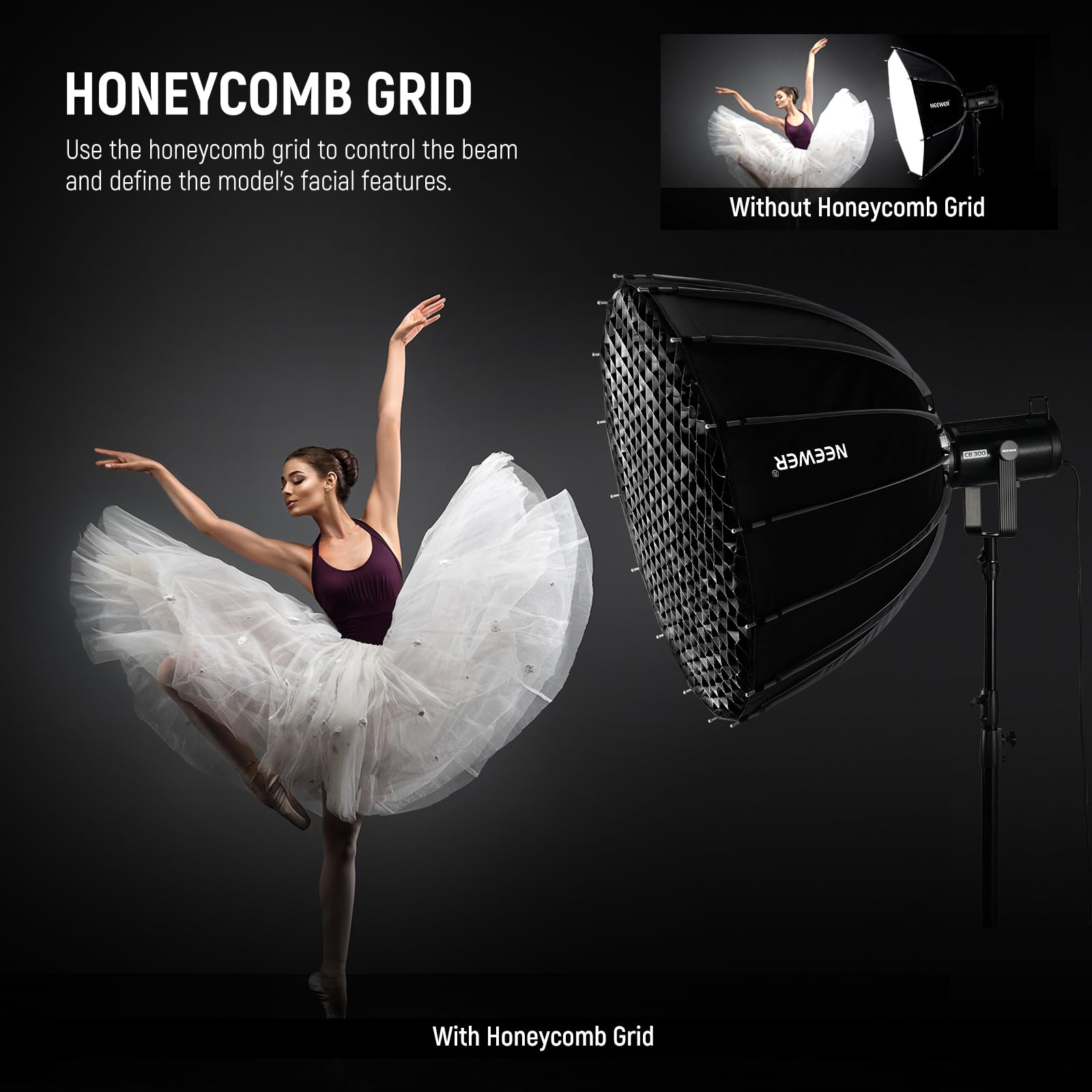 すぐ使える✨　N1435BAL Amazon | NEEWER BASICS 120cmソフトボックス パラボリックソフト